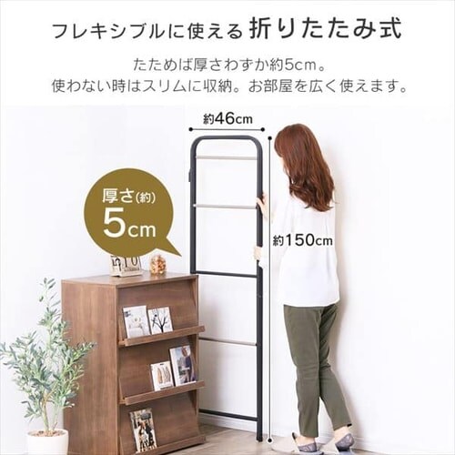 �n���K�[���b�N �R���p�N�g �X�^�C���n���K�[ �܂肽���݃^�C�v �ȃX�y�[�X PI-O150 �z���C�g�z���C�g_11