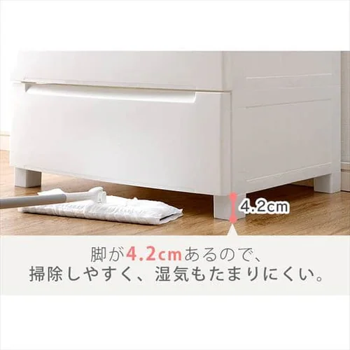 【2個セット】ノックダウンチェスト ホワイト KDMG-565_15