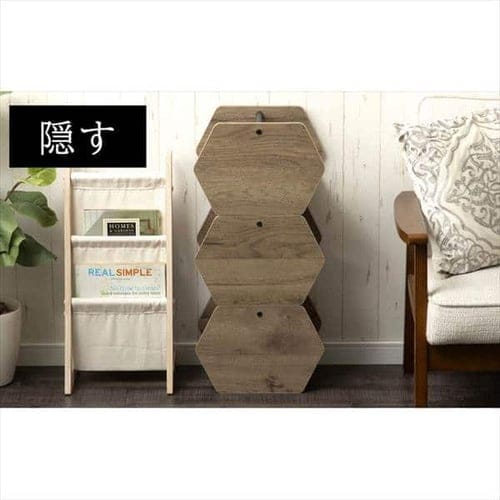 3個セット】アイアンウッドボックス ブラック／アッシュブラウン IWB3