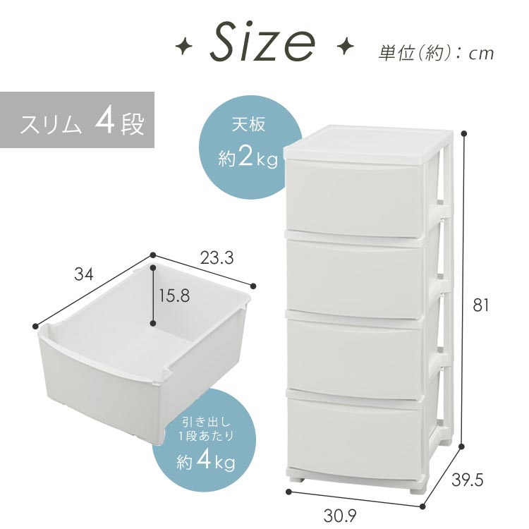 チェスト 3段 組み立て簡単 収納ボックス タンス コロネチェスト CLN