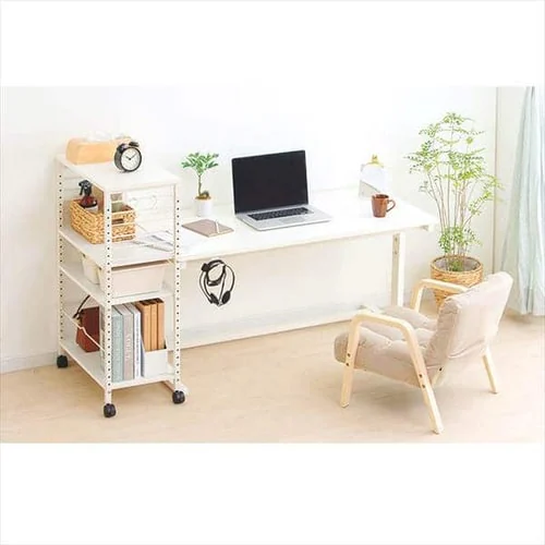 デスクサイドワゴン キャスター付き DSW-600 ブラック_3