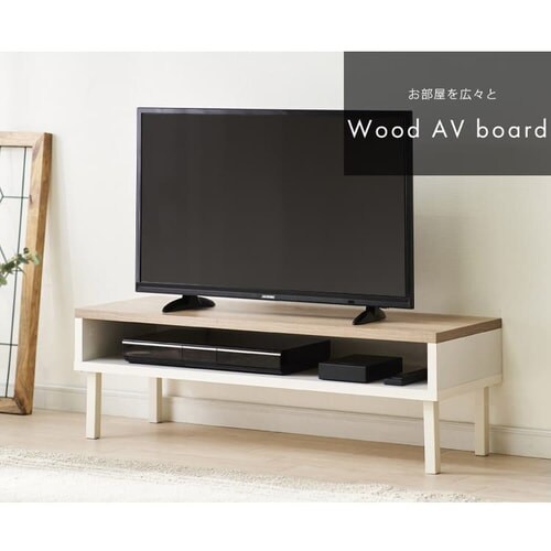 �y�󂠂�z�e���r�� ��95cm �E�b�hAV�{�[�h WAB-950 �E�H�[���z���C�g�^���C�g�i�`������_6