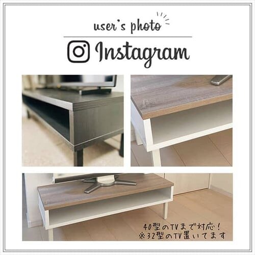 �y�󂠂�z�e���r�� ��95cm �E�b�hAV�{�[�h WAB-950 �E�H�[���z���C�g�^���C�g�i�`������_14