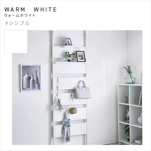 ウッドウォールラック ハーフ棚板付き WLR-HT62 ウォールナット/ブラック_15