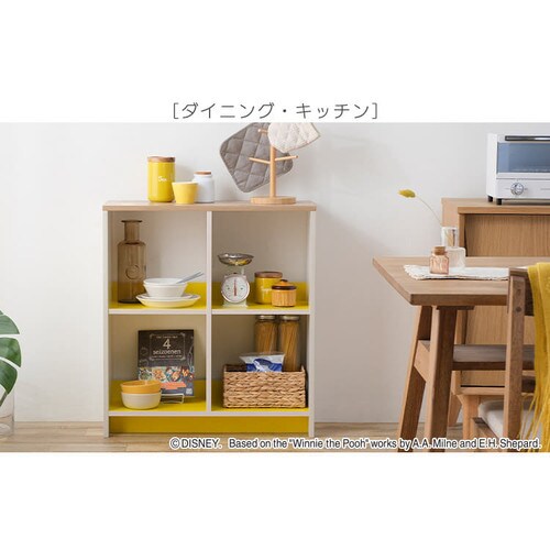 ≪9％OFF≫収納棚 オープンシェルフ ミッキーマウス WOS-4 K291518