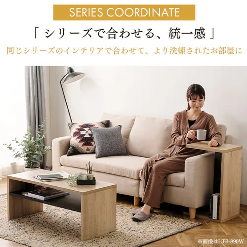 ローテーブル リビングテーブル LTB-1190W ブラック_4