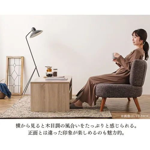 ローテーブル リビングテーブル LTB-1190W ブラック_6