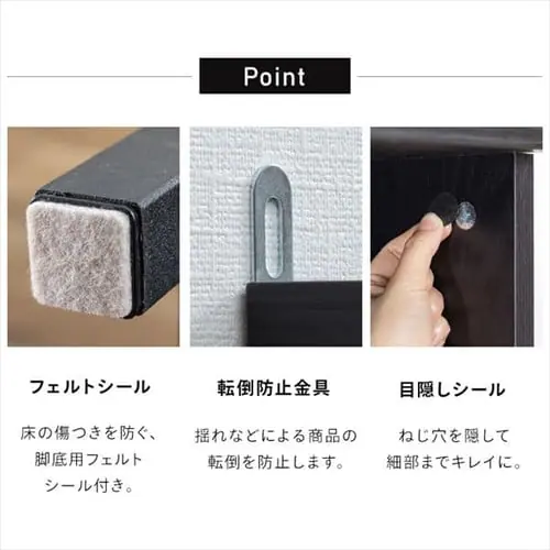 キッチンキャビネット KCB-590H ハイタイプ ナチュラル_15