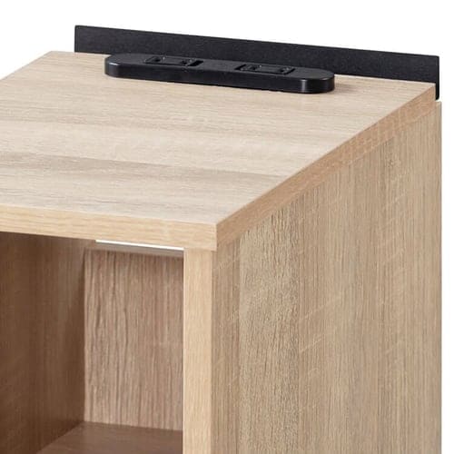 ナイトテーブル扉付き NTB-180T ブラック_14