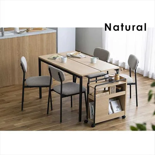 ダイニングテーブルセット ワゴン付き DTS-WGSL ナチュラル_6