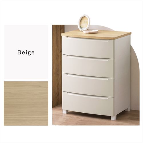 チェスト 4段 ほこりが入りにくい 収納ボックス 工具不要 組み立て簡単