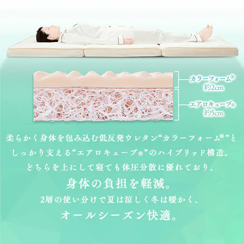 �}�b�g���X �V���O�� �G�A���[�}�b�g���X �Q�S�n�I�ׂ郊�o�[�V�u�� �ۂ��Ɛ􂦂� �O�܂� ����8�p HBT80-S_6