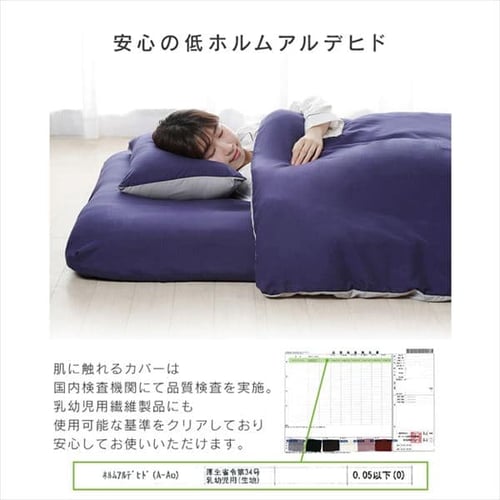 10点】布団セット シングル マットレス付き ブルー K104576 │アイリス