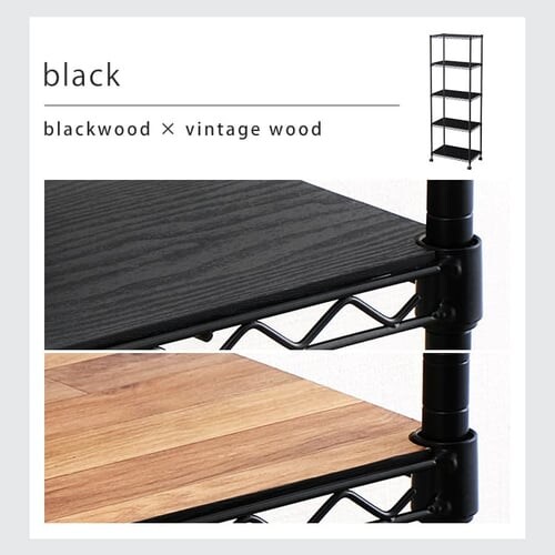 �X�`�[�����b�N ��55cm 5�i �J���[���^�����b�N �E�b�h�{�[�h�t�� CMM-55165B �u���E��_7