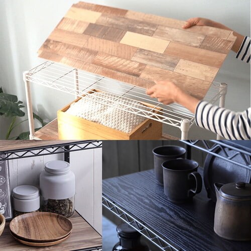 �X�`�[�����b�N ��75cm 4�i �J���[���^�����b�N �E�b�h�{�[�h�t�� CMM-75104B �z���C�g_5