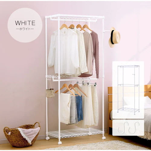 �X�`�[�����b�N ��75cm 2�i ���^�����b�N �J���[ ���[�h���[�u CMW2-75182 �z���C�g_17