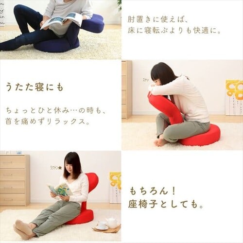 【訳あり】ぐ〜たらチェア GUC-1ネイビー_3