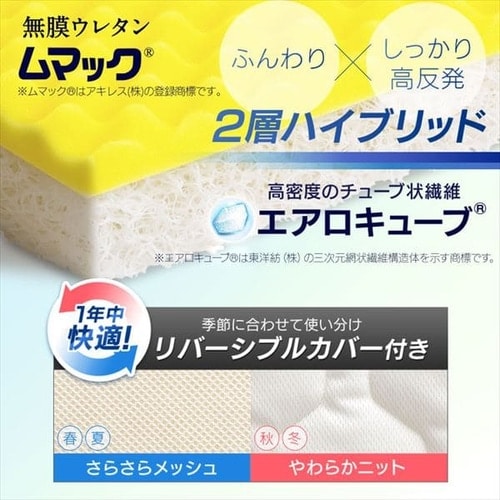 エアリーハイブリッドマットレス ダブル HB90-D K530336F │アイリス