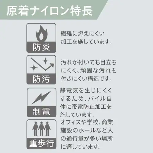 【16枚セット】タイルカーペット 50×50 クレアデコPラインシリーズ NPL202-PZ ブルーグレー_3