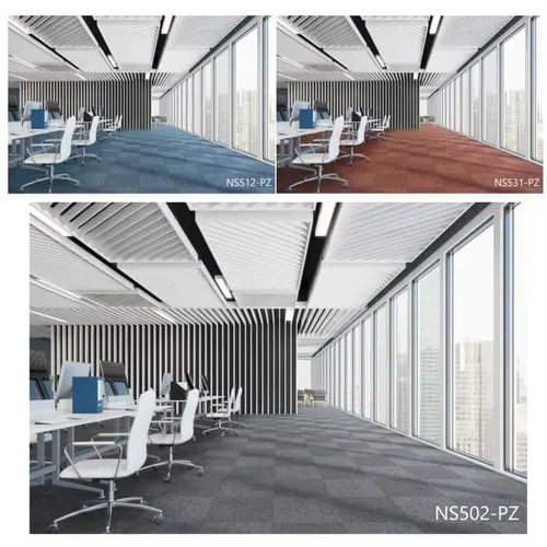 【20枚セット】タイルカーペット 50×50 Nスクエアシリーズ NS503-PZ チャコールグレー _3