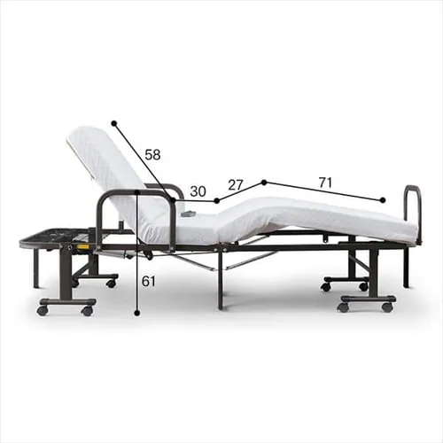 折りたたみ電動リクライニングベッド OTB-BDH_34