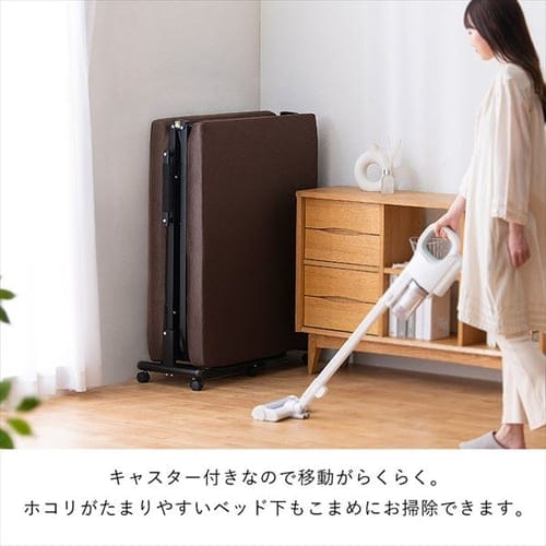 ベッド セミシングル 折りたたみ 14段階リクライニング 厚さ10cm OTBSS