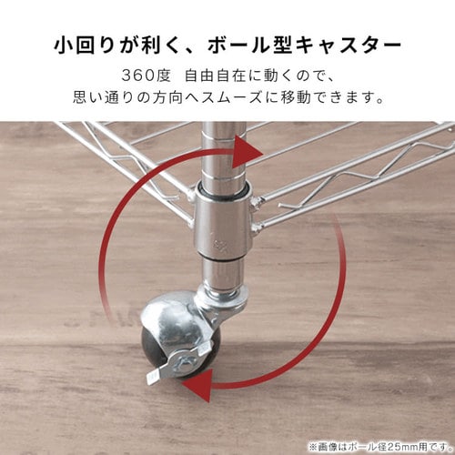 ←新品〒アイリスオーヤマ【メタルミニ】ポール直径19mm専用ボール型キャスター アイリスオーヤマ メタルミニキャスター ポール直径19mm 540000/MM-4MC