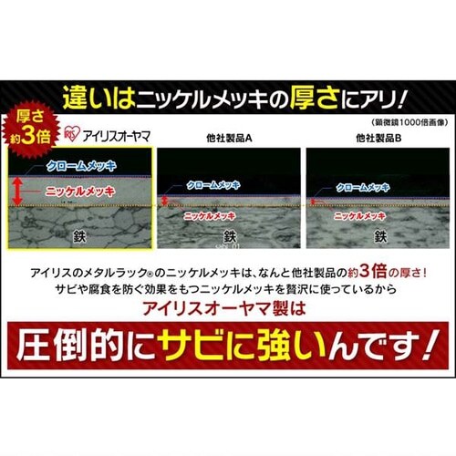 スチールラック 幅120cm メタルラック 4段 キャスター付き SE-1215