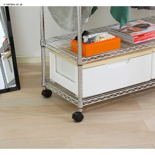 メタルラック(ポール直径25mm)キャスター MR-45C 4個入り_2