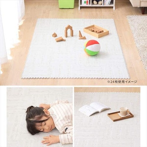 ジョイントマット フロアマット 36枚 32cm×32cm 厚さ1cm ホワイト JTM