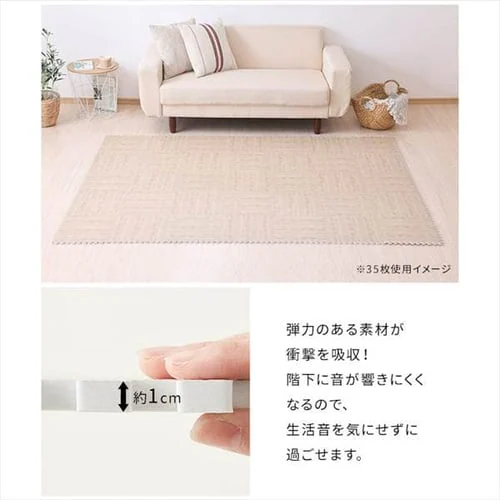 �W���C���g�}�b�g �t���A�}�b�g 9�� 32cm�~32cm ����1cm �z���C�g JTM-32_6