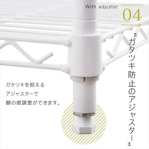 【訳あり】スチールラック 幅55cm 5段 カラーメタルラック ハイタイプ CMM-55165 ブラウン_8