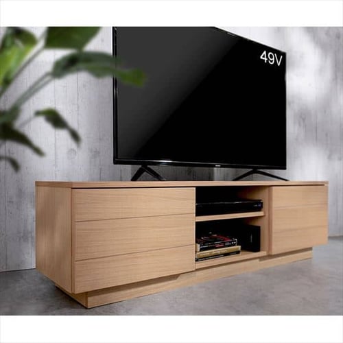 ボックステレビ台 150cm BTS-SD150U-WN ウォールナット K573668