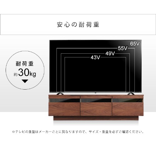アウトレット品】ボックステレビ台 150cm BTS-GD150U-WN