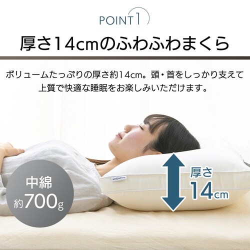 枕 手洗い可 ピーチスキン加工 PT-4060 K574713│アイリスオーヤマ公式