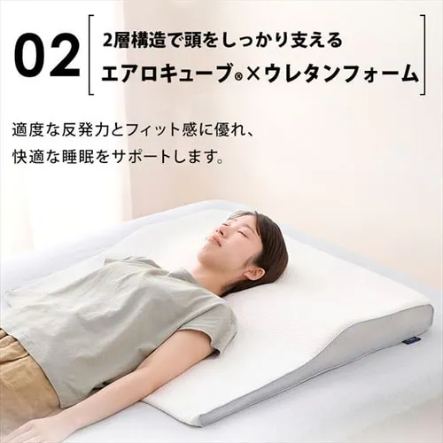 枕 高反発 ワイドタイプ エアリーピロー 丸洗い可 APHW-75 _12