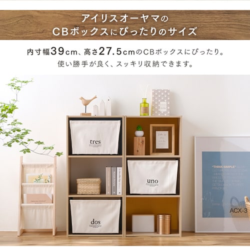 3個セット】ワイヤーバスケット WIB-38 アイボリー(UNO・DOS・TRES