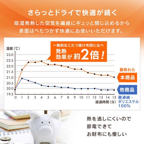 こたつ掛布団 KKBJ-2015 グレージュ/アイボリー_9