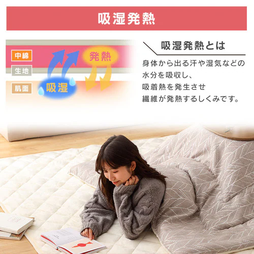 こたつ敷布団 KSBA-1919 全3色_5