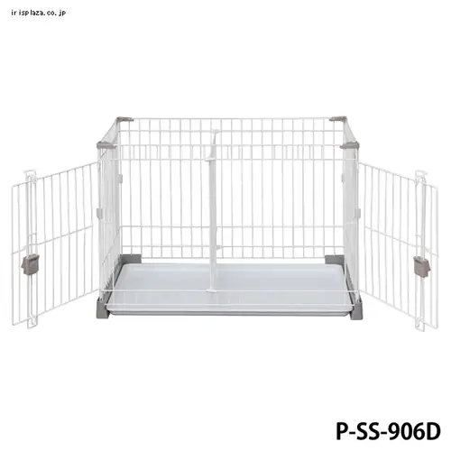 お掃除楽ちんサークル屋根セット 仕切り付き P-SS-906 グレーベージュ_7