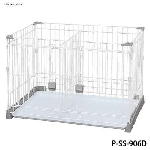 お掃除楽ちんサークル屋根セット 仕切り付き P-SS-906 グレーベージュ_9