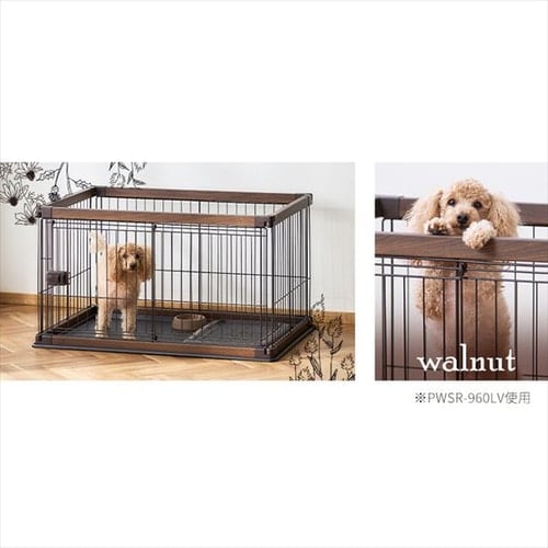 屋根付き】 ウッディサークル PWSR-1280HV ライトナチュラル 犬