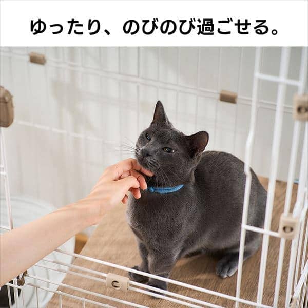 ウッディキャットケージ3段 PWCR-963V ライトナチュラル おしゃれ