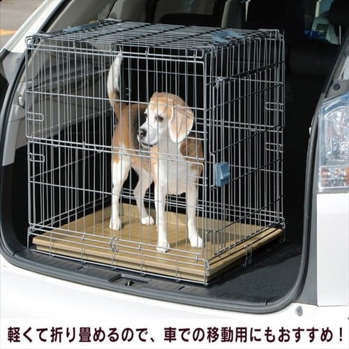 折りたたみケージ OKE-450R シルバー/ブラウン P251479 │アイリス