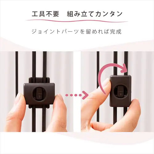 システムサークル STS-400T マットブラウン 犬 サークル_7