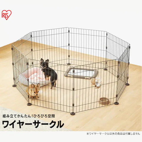 ワイヤーサークル PWC-628 マットブラウン 犬 サークル_2