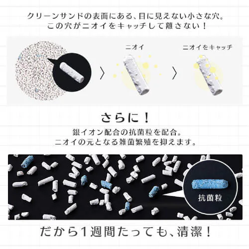 【単品】クリーンサンド ボタニカルソープの香り 5L ベントナイト 鉱物 猫砂_9