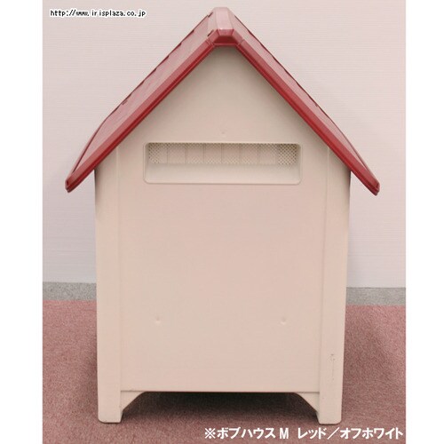 ボブハウス Mサイズ レッド／オフホワイト P311227 │アイリスオーヤマ