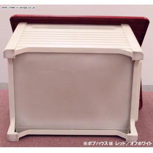 ボブハウス Lサイズ レッド/オフホワイト_7