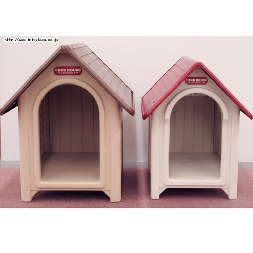 ボブハウス Mサイズ レッド／オフホワイト P311227 │アイリスオーヤマ